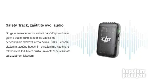DJI MIC 2 - set bezicnih mikrofona MIC2