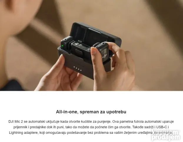 DJI MIC 2 - set bezicnih mikrofona MIC2