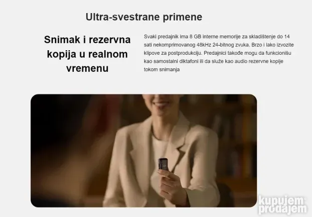 DJI MIC 2 - set bezicnih mikrofona MIC2