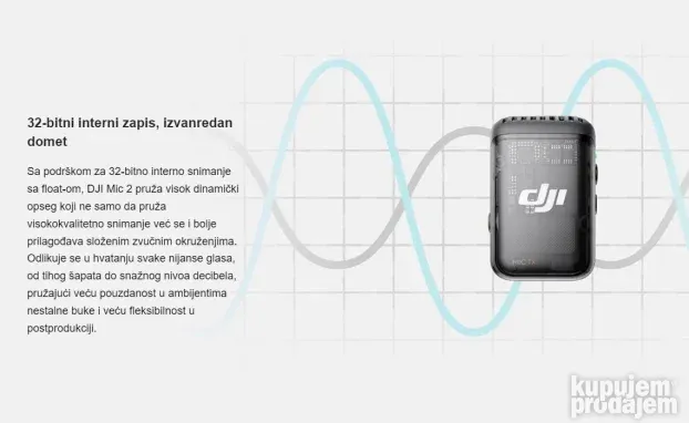 DJI MIC 2 - set bezicnih mikrofona MIC2