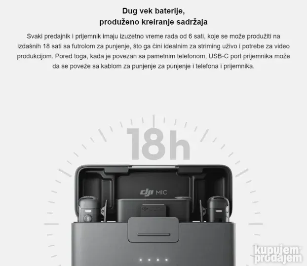DJI MIC 2 - set bezicnih mikrofona MIC2