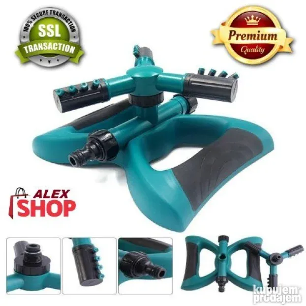 Prskalica za baštu za zalivanje rotirajuća