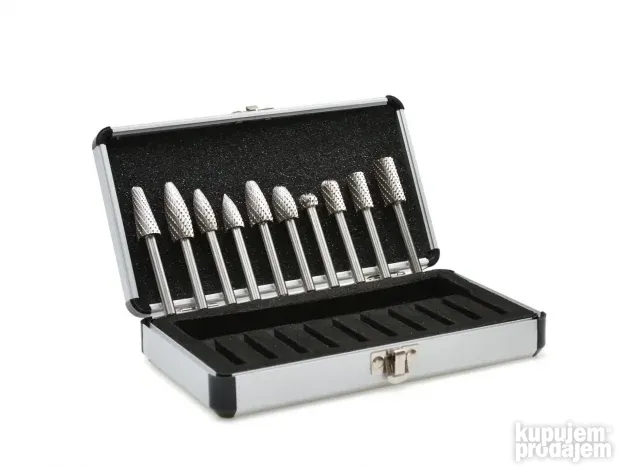 Set glodala HSS za metal 6 mm 10 kom
