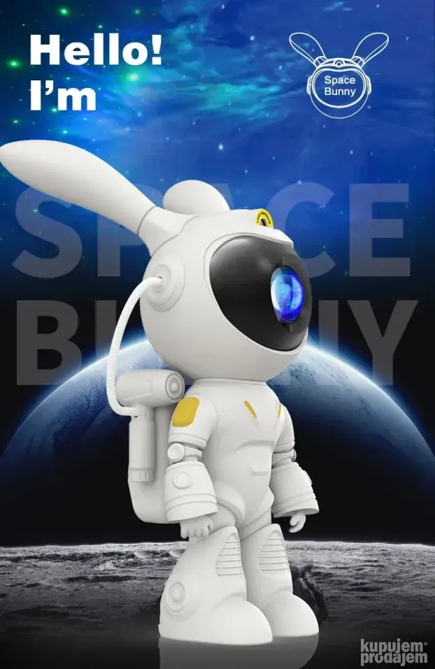 Projektor Astronaut Zec Laser Zvucnik Zvezdano nebo