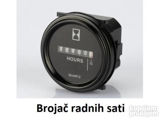 Brojac radnih sati - 9V - 80V - AC-DC