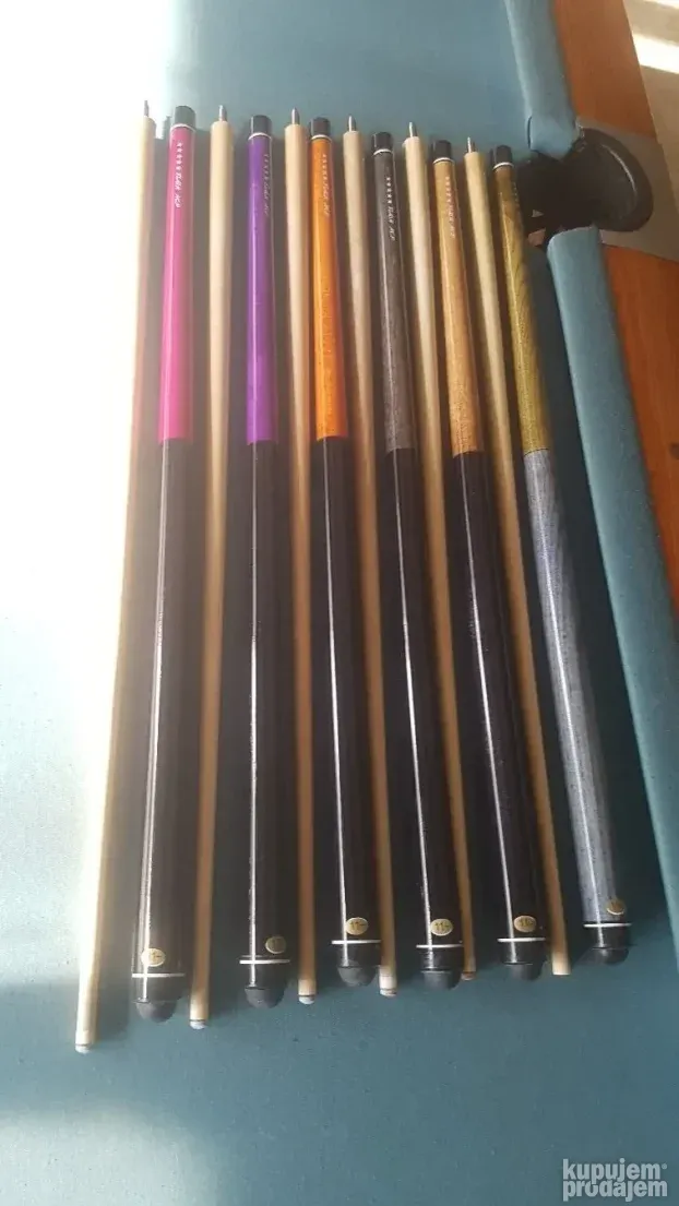 Bilijarski štapovi dvodelni 11mm i 12mm - NOVO