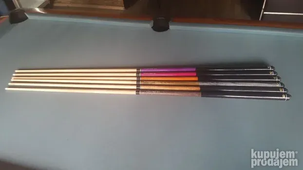 Bilijarski štapovi dvodelni 11mm i 12mm - NOVO