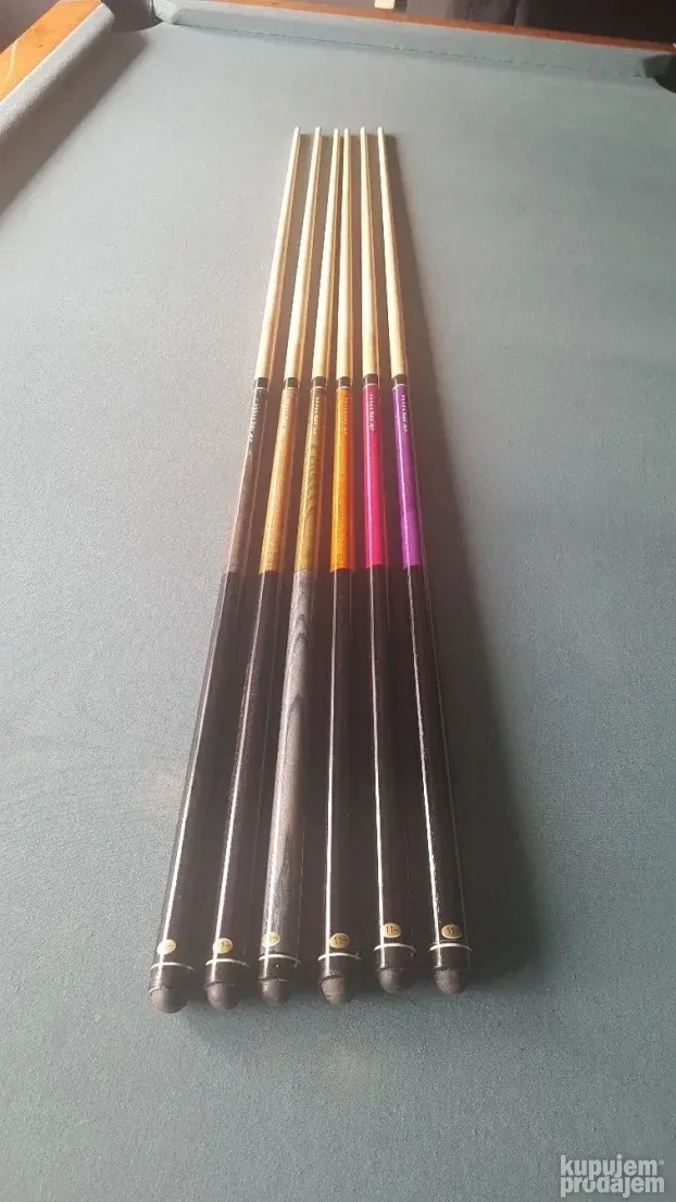 Bilijarski štapovi dvodelni 11mm i 12mm - NOVO