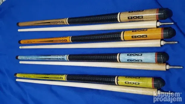 Bilijarski štapovi dvodelni 11mm i 12mm - NOVO