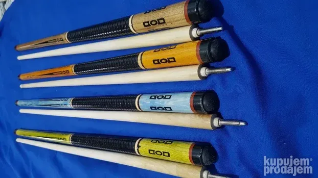 Bilijarski štapovi dvodelni 11mm i 12mm - NOVO