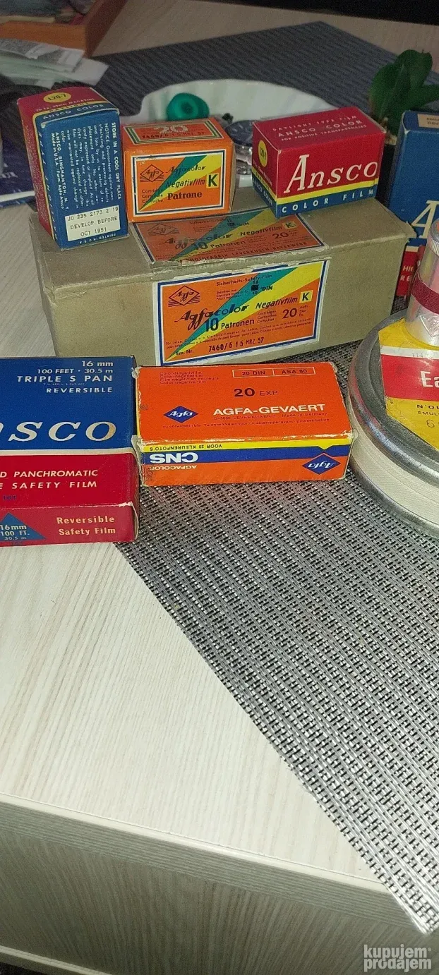Agfa Filmovi i Kodak Ansco Filmske Trake Retko