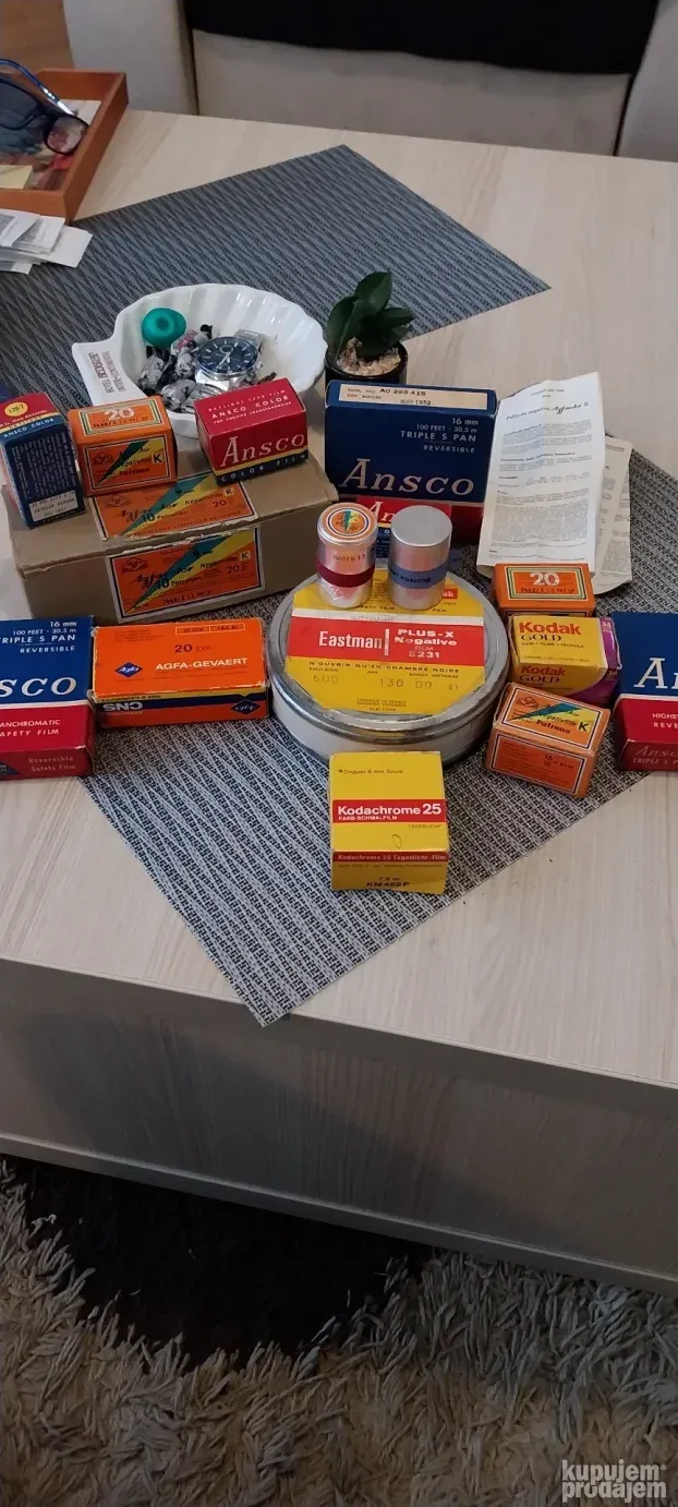 Agfa Filmovi i Kodak Ansco Filmske Trake Retko