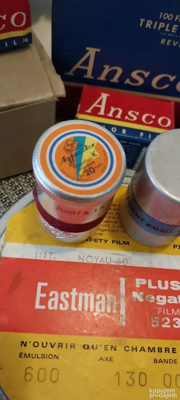 Agfa Filmovi i Kodak Ansco Filmske Trake Retko
