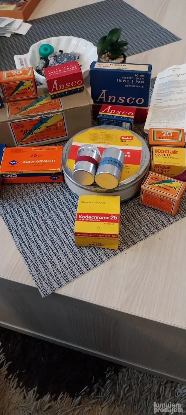 Agfa Filmovi i Kodak Ansco Filmske Trake Retko