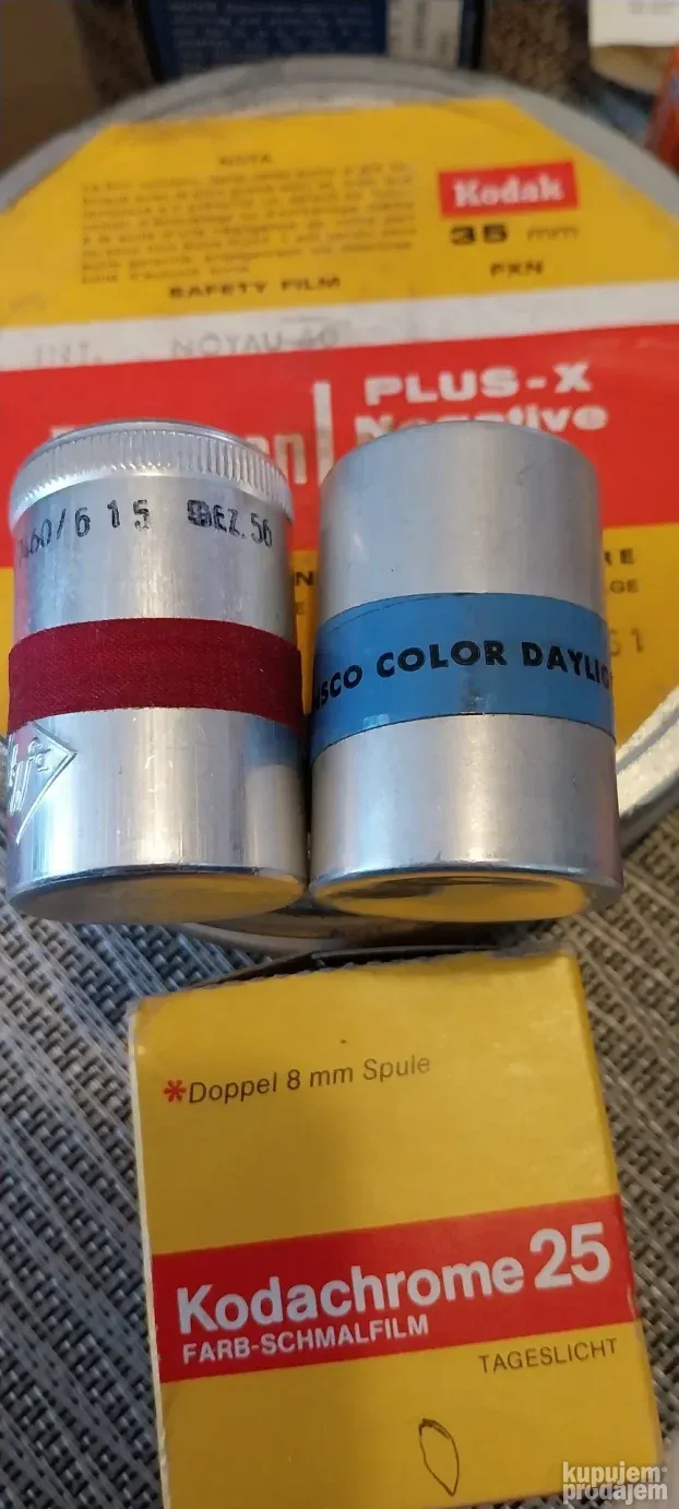 Agfa Filmovi i Kodak Ansco Filmske Trake Retko