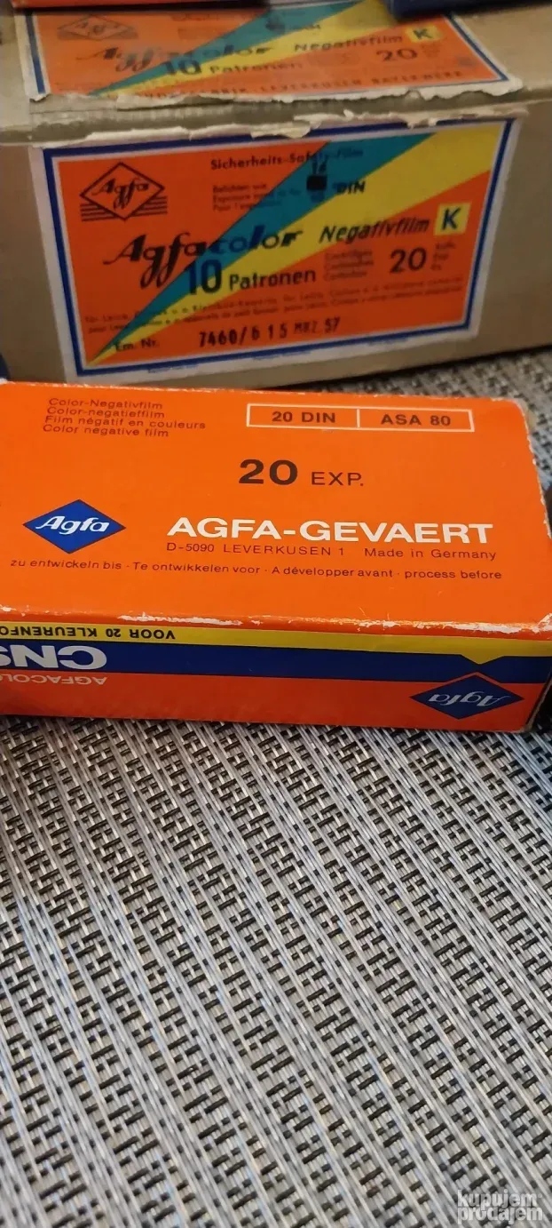 Agfa Filmovi i Kodak Ansco Filmske Trake Retko