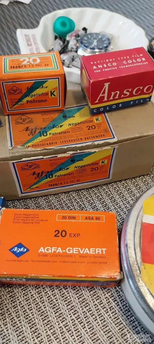 Agfa Filmovi i Kodak Ansco Filmske Trake Retko