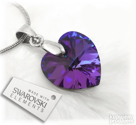 SWAROVSKI SREBRNE mindjuše 2cm (HT)