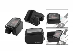 Torbica za mobilni 600x600D Polyester crna