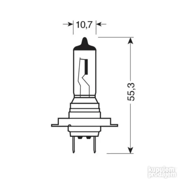 Sijalica H18 12V 65W (1 kom) Lampa 58033