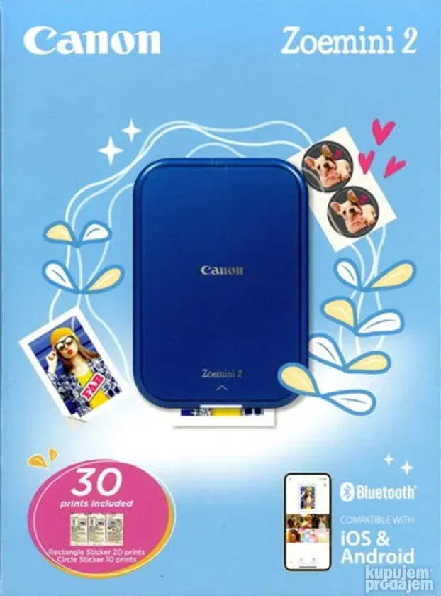 Canon Zoemini 2 Blue + 30 Paper