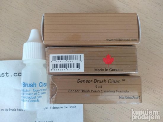 Visible Dust Sensor Brush Clean Liquid