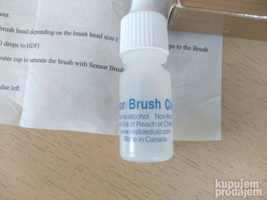 Visible Dust Sensor Brush Clean Liquid
