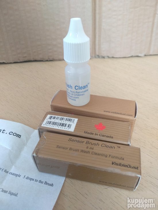 Visible Dust Sensor Brush Clean Liquid