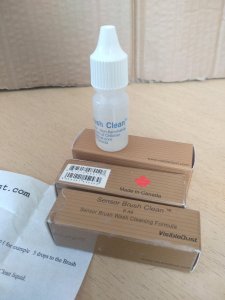 Visible Dust Sensor Brush Clean Liquid