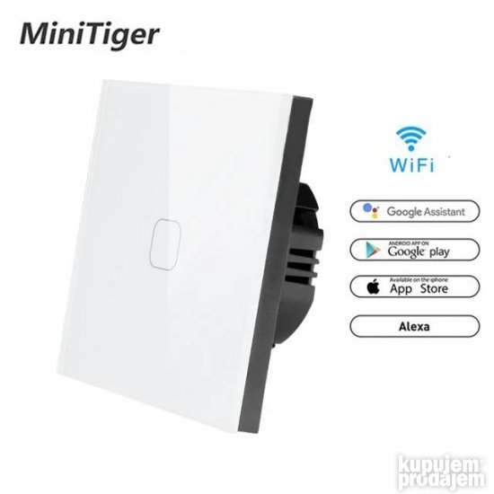 WIFI APP TUYA Prekidač na dodir Touch zidni tač prekidač