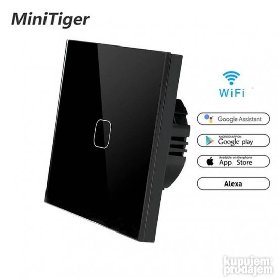 WIFI APP TUYA Prekidač na dodir Touch zidni tač prekidač