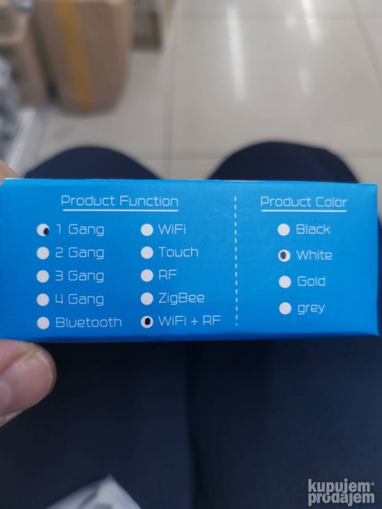 WIFI APP TUYA Prekidač na dodir Touch zidni tač prekidač