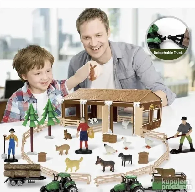 Farma za decu Igracka farma Set farma Zivotinje