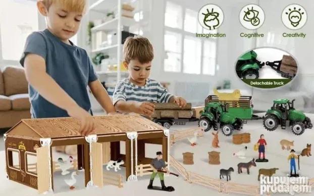 Farma za decu Igracka farma Set farma Zivotinje