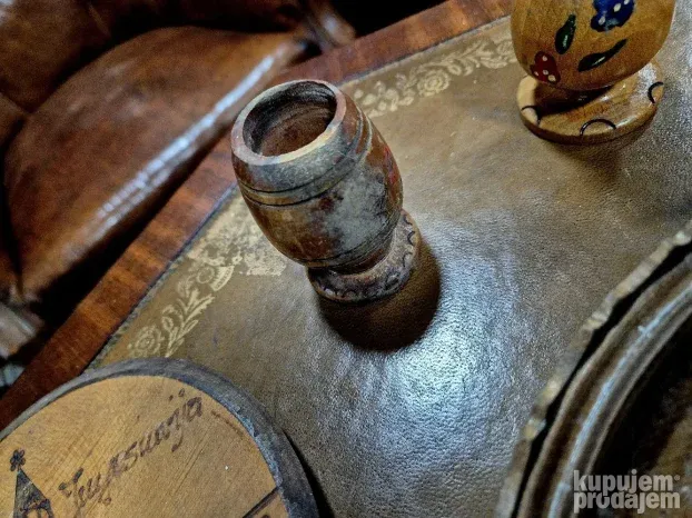 Stari drveni Etno predmeti iz 70- tih hodina