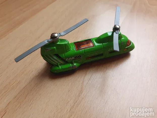 Matchbox Mattel 2001 Cargo Delivery Transport Helicopter