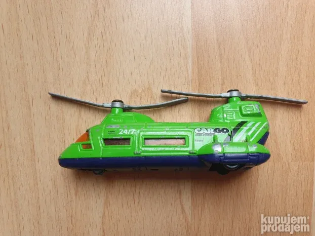 Matchbox Mattel 2001 Cargo Delivery Transport Helicopter