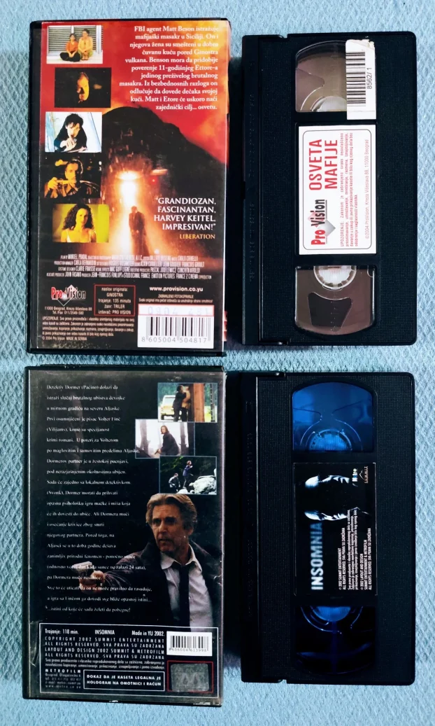 Blade/Osveta Mafije/Insomnia/Životinjski Instinkt-VHS