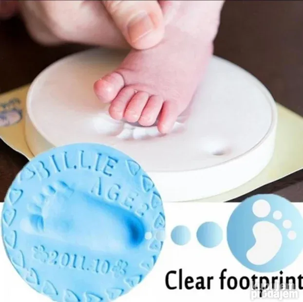 Baby Print - Penasta masa za otisak bebinih šaka i stopala