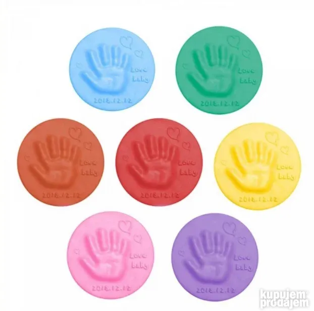 Baby Print - Penasta masa za otisak bebinih šaka i stopala