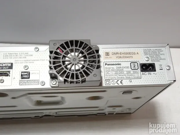 HDD i DVD rikorder PANASONIC DMR-EH595 DIGA HDMI 250Godličan