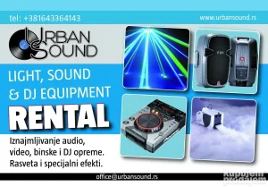 Iznajmljivanje ozvučenja urbansound.rs