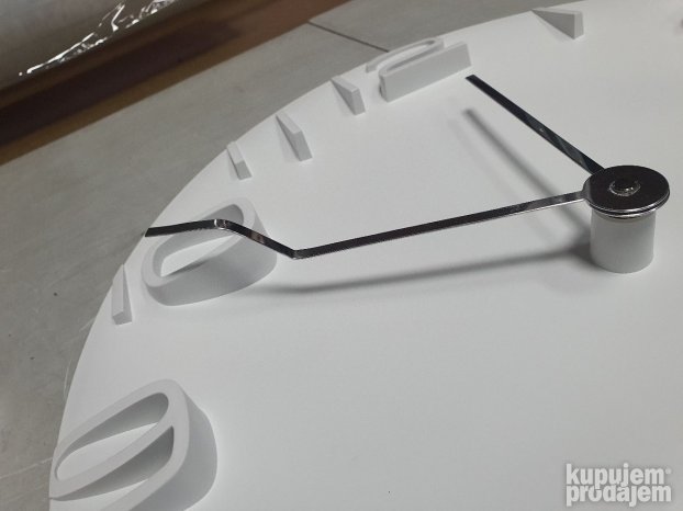 Zidni Beli Sat 42cm - Karlsson