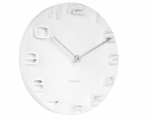 Zidni Beli Sat 42cm - Karlsson