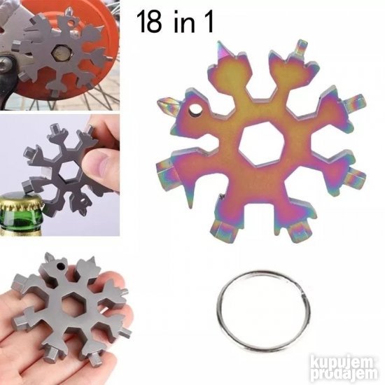 Alatić za bicikle sa priveskom (18 u 1)