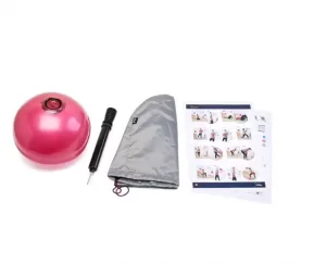 Roze vodena lopta za fitnes