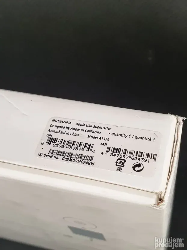 Apple Usb Super Drive A1379