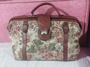 Veoma stara retro torba goblen tkanje-ocuvana