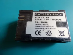 Zamenska baterija za CANON LP-E6 bateriju