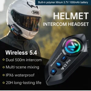 komunikator interkom Y12 Pro Bluetooth